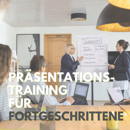 Präsentationstraining für Fortgeschrittene mit Auftrittscoach Katja Voigt